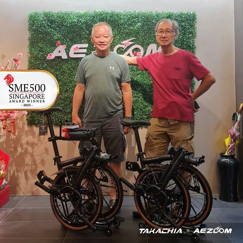 Two friends, now embracing the freedom of retirement, have found a new way to stay active and enjoy each other’s company—on their TAKACHIA® TIIME Series bicycles! 🚴🏻♂️🚴🏻♂️