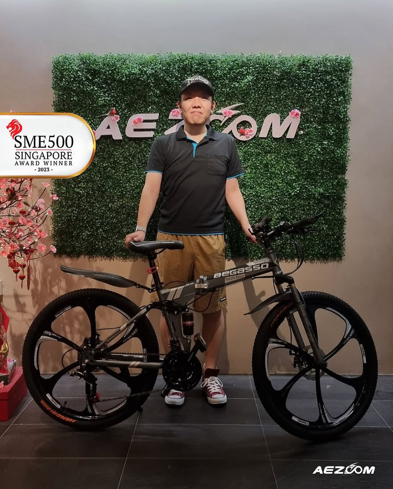 🚴🏼♂️ Adventure knows no limits—especially with a foldable mountain bike! 🌍🔥 A huge shoutout to our Japanese customer for choosing the Begasso Soldier! 🇯🇵✨