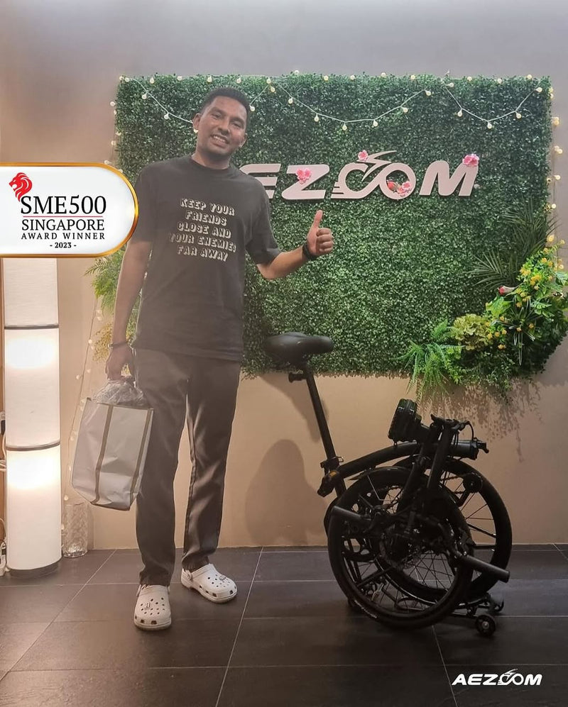 Presenting the Begasso BGS920 20” trifold in Black! 🚲✨ The perfect combination of style, durability, and portability.