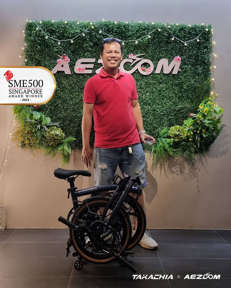 🚴🏼♂️ Meet Mr. Emmanuel! 🇵🇭 He’s one of the many proud owners of the TAKACHIA TIIME Series C16 Pro, and he’s been loving it from the moment he saw it! 😎