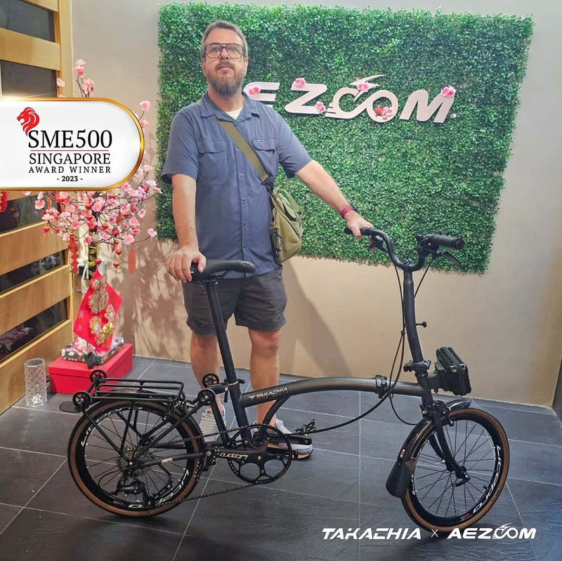 “I’m really impressed with the bike and most importantly the service and friendliness we have received.” — Mark
