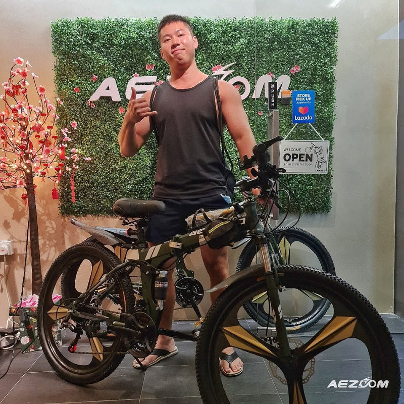It's all about strength, style, and power all in one ride! 😎🚴♂️