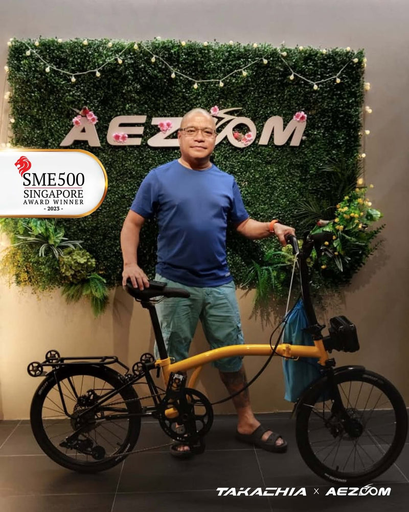 Big cheers to Mr Edward for picking up his sleek BGS920 in Yellow! 💛🚴♂️