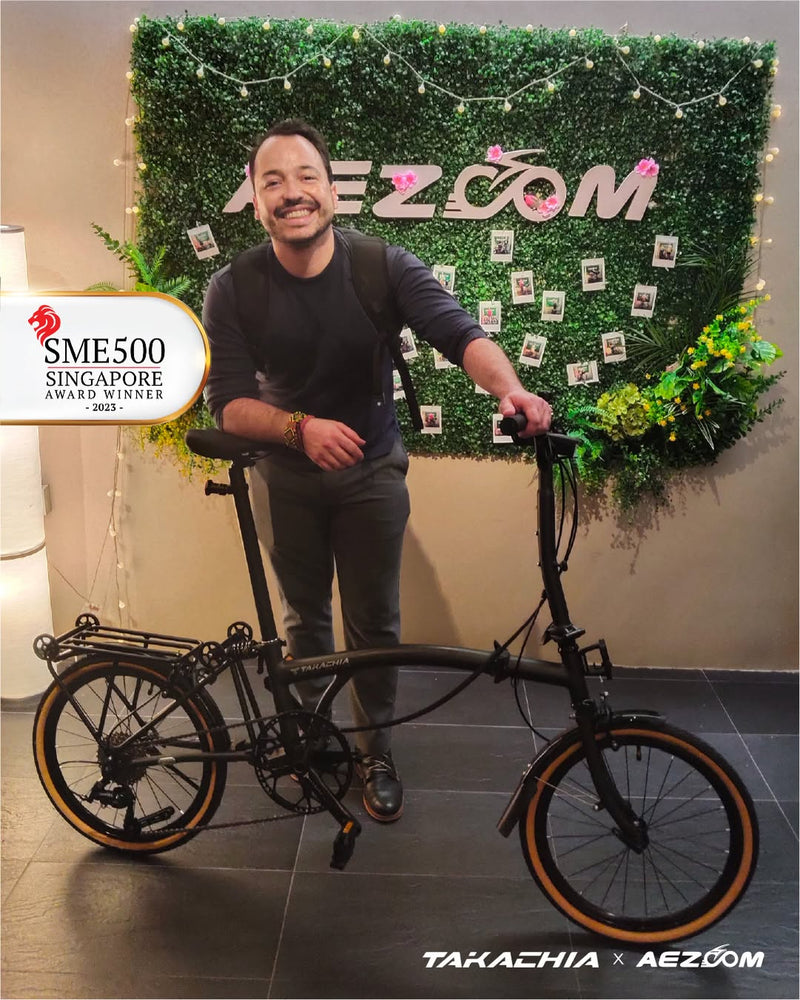 Welcome Samuel from Colombia! 🚲✨ found his perfect trifold bike after months of research