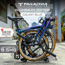 Load image into Gallery viewer, TAKACHIA® TIIME SERIES ALUMINUM VERSION TRIFOLD BIKE - A20
