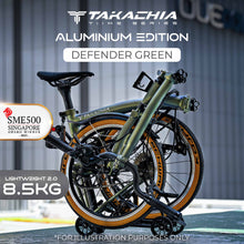 Load image into Gallery viewer, TAKACHIA® TIIME SERIES ALUMINUM VERSION TRIFOLD BIKE - A16
