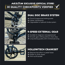 Load image into Gallery viewer, BEGASSO BGS920 20" (9-SPEED DISC BRAKE TRIFOLD)
