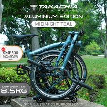 Load image into Gallery viewer, TAKACHIA® TIIME SERIES ALUMINUM VERSION TRIFOLD BIKE - A16
